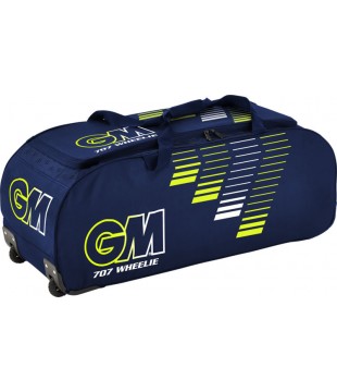 Gunn & Moore 707 (Navy/Yellow) Wheelie Cricket Bag 2022 